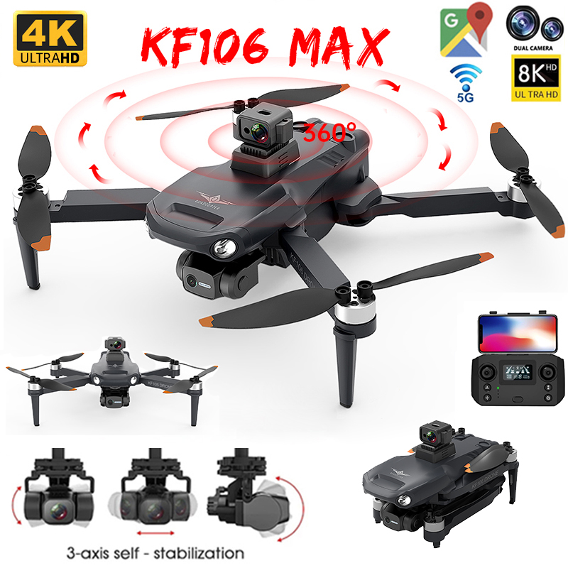 2022 NEW KF106 Max Drone 8K Pr - Rc Helicopter Charger review and price