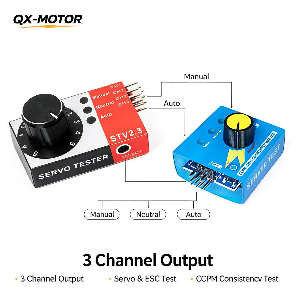 RC Servo Tester 3 Channel CCPM - Rc Helicopter Motor review and price