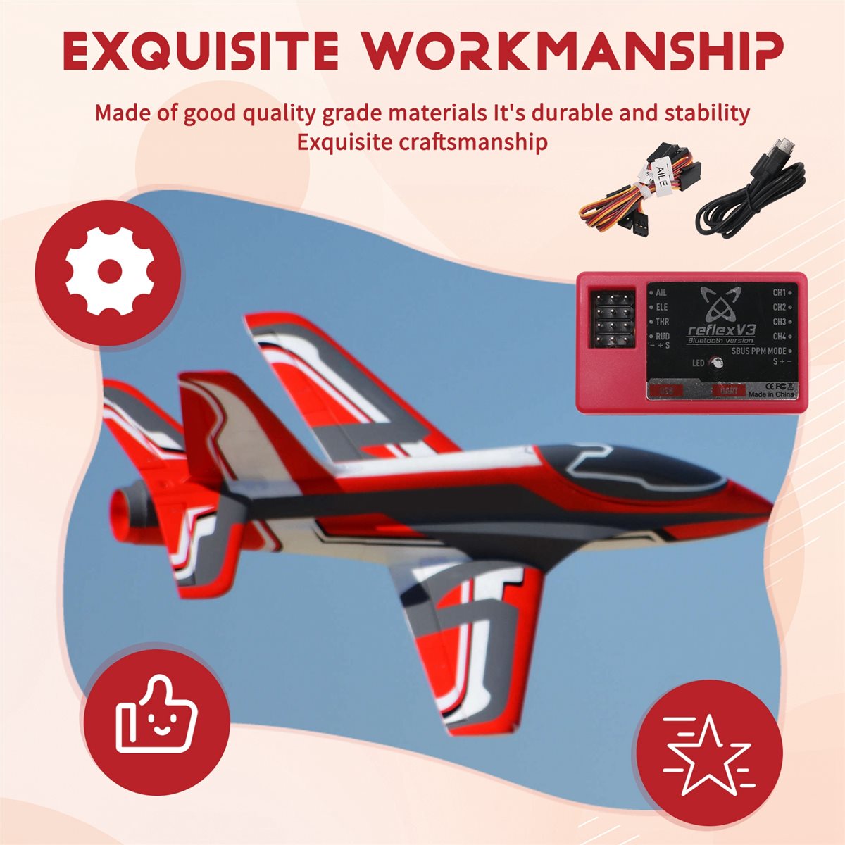 goodede For FMS Reflex V3 Flig - Rc Helicopter Gyro review and price